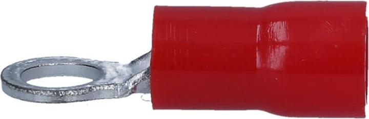 Produktbild Kalitec 50 Stück RKSRM3 Ringkabelschuh 0,5-1mm² I teilisoliert M3 rot I Kupfer I PVC Kragen I zum Ve