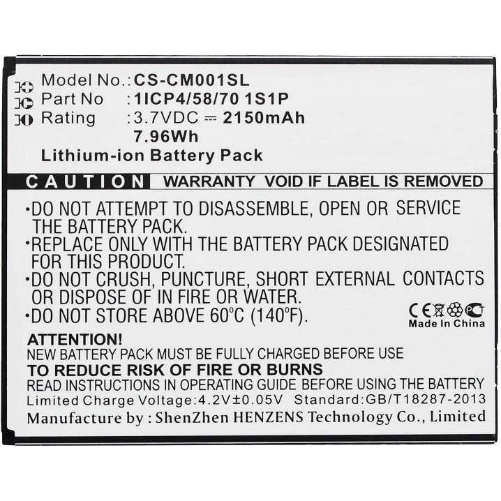 CoreParts Battery for Custom Battery (3.70 V, 2150 mAh)