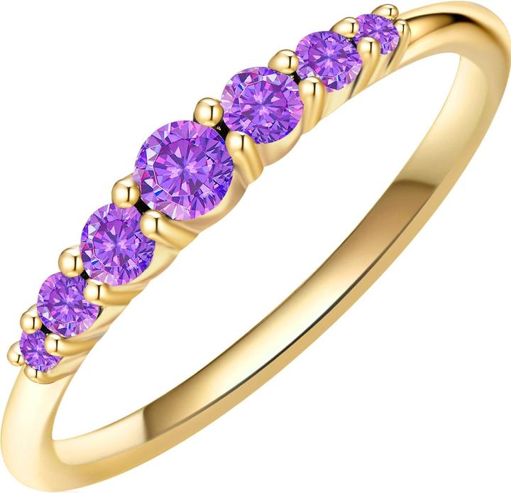 Produktbild Glanzstücke München Damen Sterling Silber Amethyst gelbgold - 28683 (50, 925 Silber)