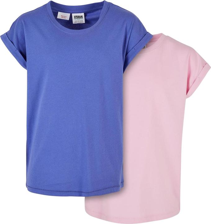 Produktbild Urban Classics TShirt Überschnittene Schulter Mädchen(2erPack) (116)