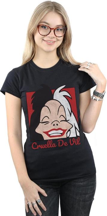 Produktbild Disney Cruella De Vil Cropped Head TShirt (M)