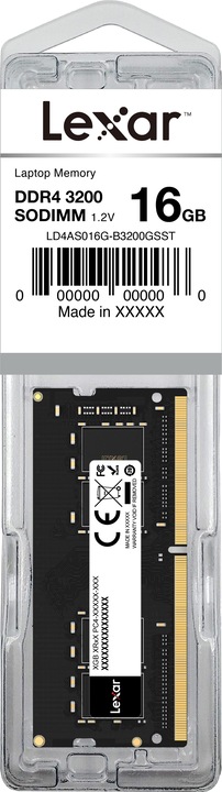 Produktbild Lexar LD4AS016G-B3200GSST (1 x 16GB, 3200 MHz, DDR4-RAM, SO-DIMM)