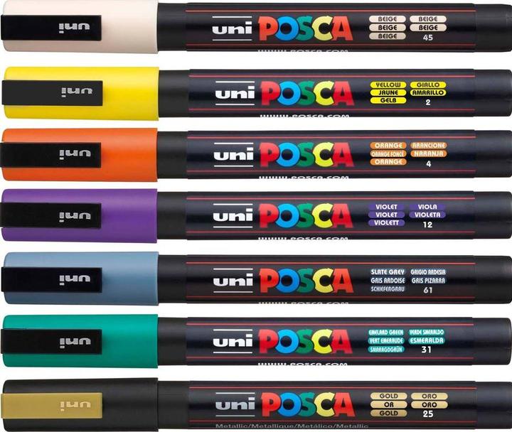 Productafbeelding Posca Fijne marker PC-3M (Blauw, 1.30 mm, 1 x)