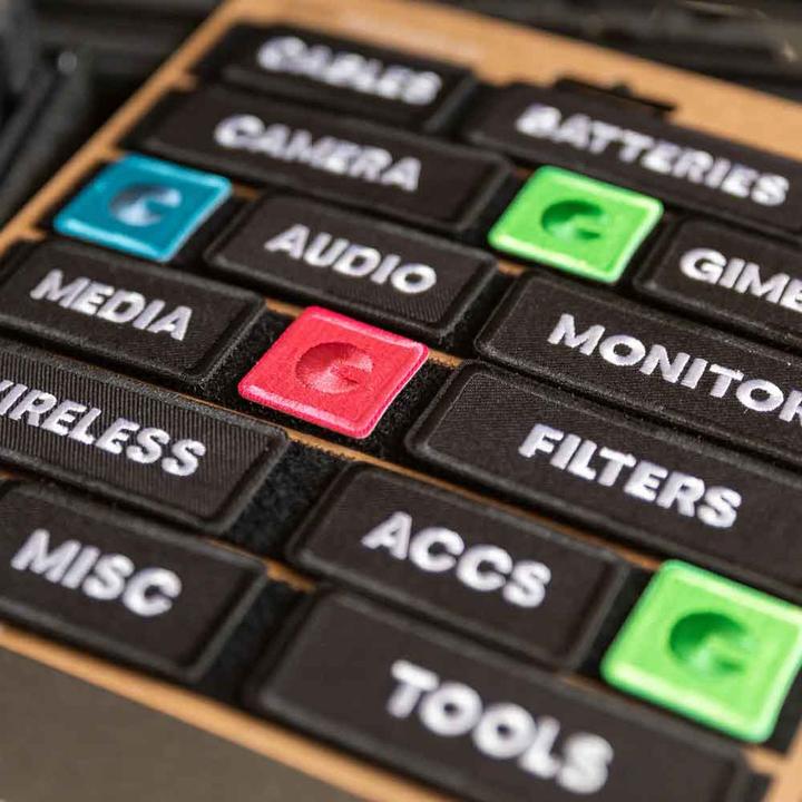 Produktbild CRDBAG Diverse Aufnäher 01 (Kamera Taschenerweiterung)