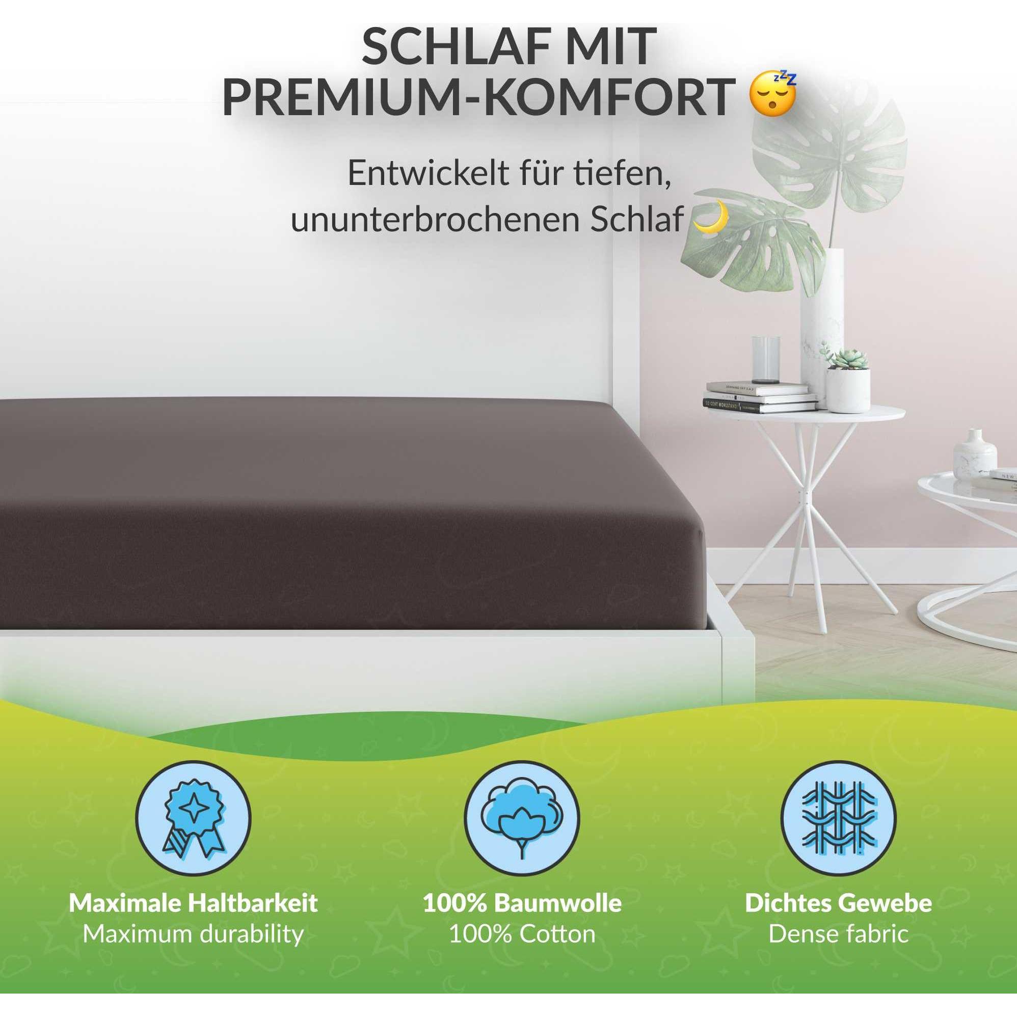 Thumbnail - Etérea, Fixleintuch, Comfort (100 x 200 cm, 120 x 200 cm)