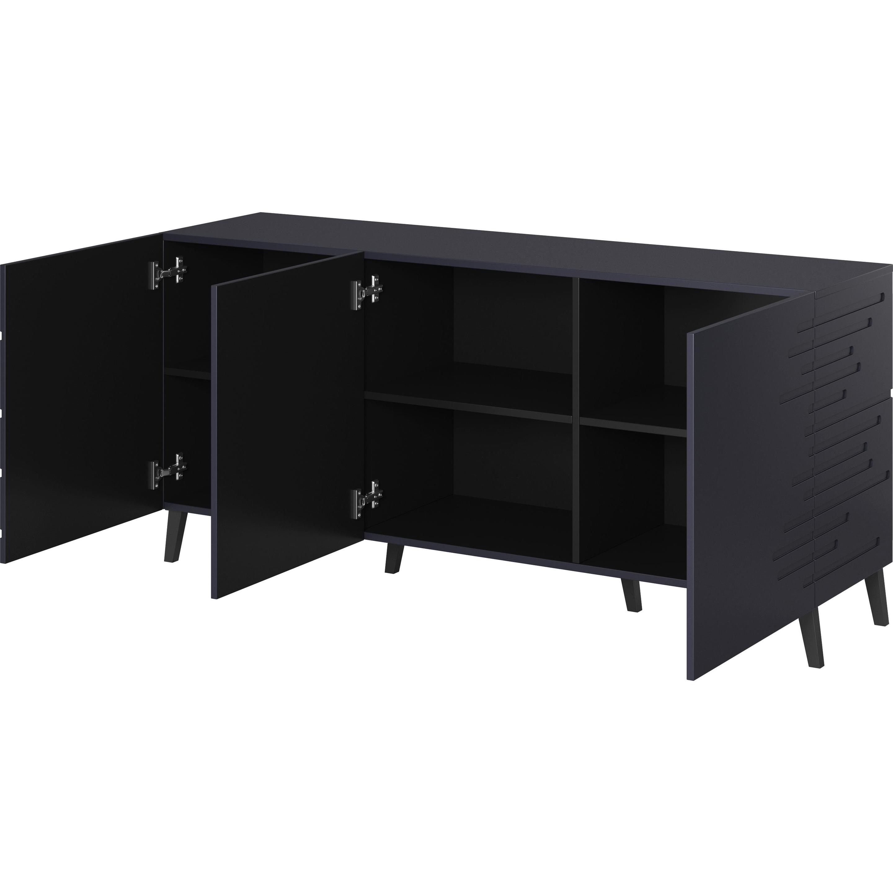 Thumbnail - Cama, Kommode + Sideboard, Nova Kommode 155x40x72 Granat Matte (155 x 40 x 72 cm)