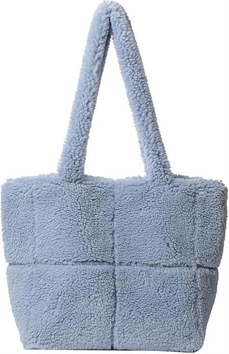 Only-Bags.Store Schicke Kunstpelz-Umhängetasche - vielseitig und leicht, perfekt für Arbeit oder Freizeit