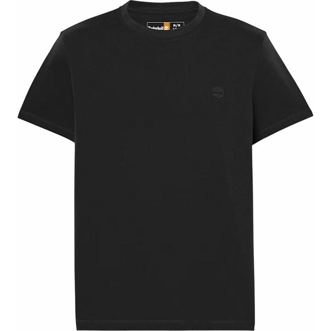 Timberland, Mannen, T-shirts, T-shirt met korte mouwen, Zwart, (S)
