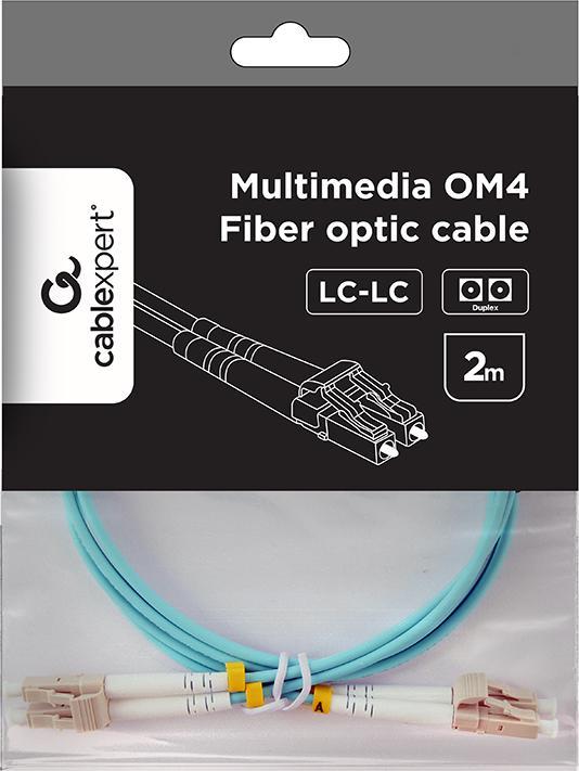 Actual product image Gembird OM4 Glasfaser -Patch -Kabel 2m blau (CAT7, 2 m)