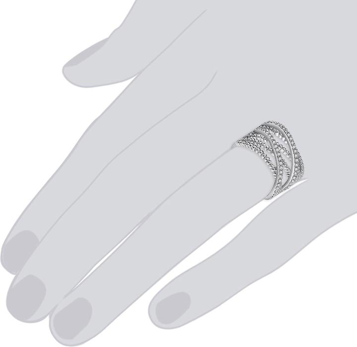 Produktbild Lulu & Jane Damen Metall-Legierung Glas silber - 29425 (54)