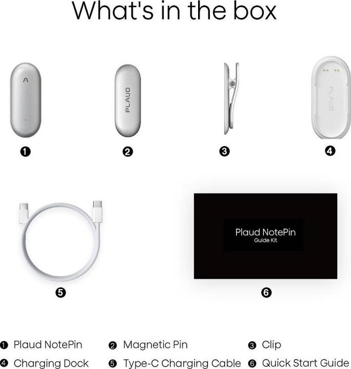 Produktbild Plaud NotePin (64 GB)