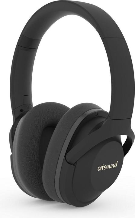 Actual product image Artsound BRAINWAVE07, Bluetooth over-ear headphones, Active Noise Cancelling, zwart (ANC, 35 h, Wireless)