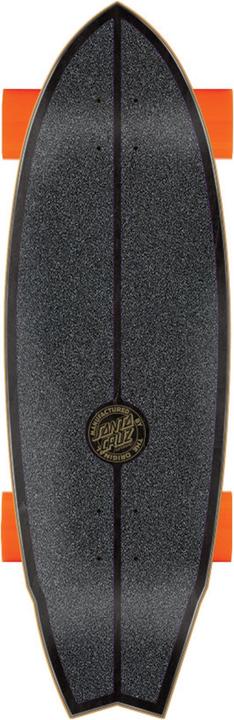 Actual product image Santa Cruz Flame Dot Shark Surf Skate Carver CX (31.52")