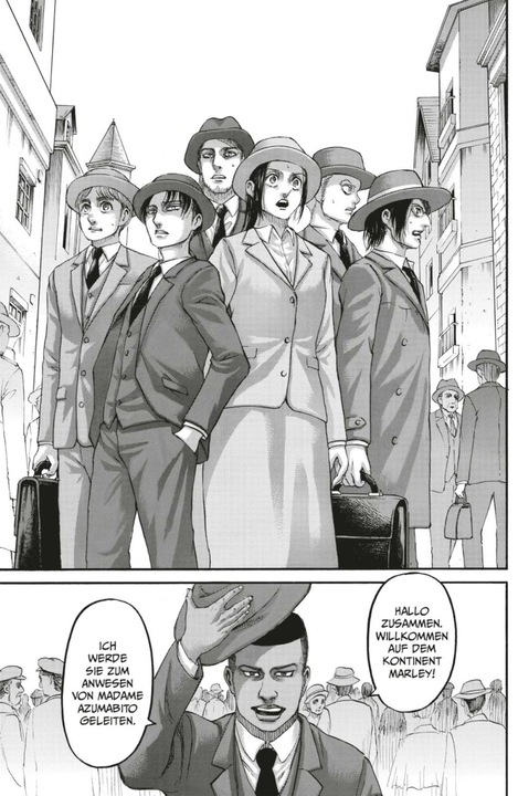 Actual product image Attack on Titan, Bände 31-34 im Sammelschuber mit Extra (German, Hajime Isayama, 2022)