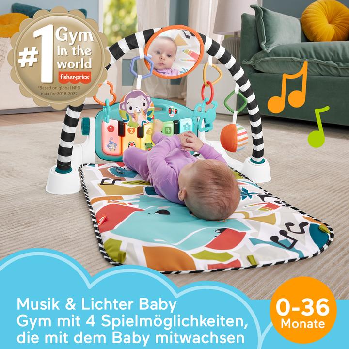 Actual product image Fisher-Price Glow and Grow Kick & Play Piano Gym