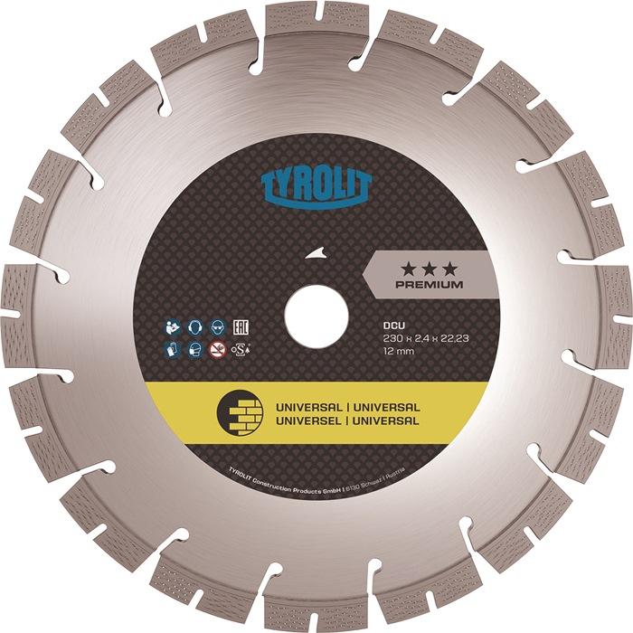 Immagine prodotto Tyrolit Disco diamantato DCU Premium D.115mm Bohr.22,23mm Bau univ.