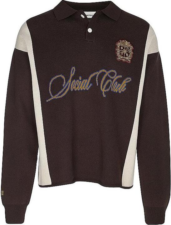 Prohibited Polo-Pullover EMBLEM CONTRAST CLUBHOUSE