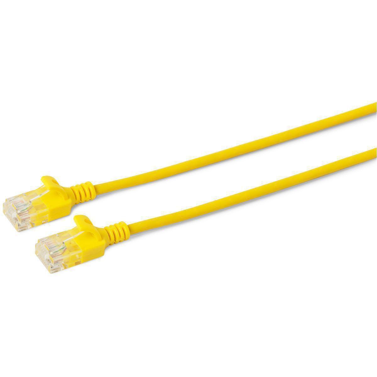 MicroConnect U/UTP CAT6 0.15M Yellow Slim (U/UTP, CAT6, 0.15 m), Netzwerkkabel
