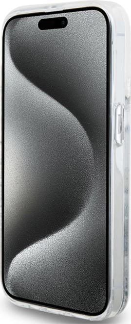 Actual product image Hello Kitty HKHCP13XLIKHET iPhone 13 Pro Max 6.7" srebrny/silver hardcase Liquid Glitter Charms Kitt (Apple iPhone 13 Pro Max)