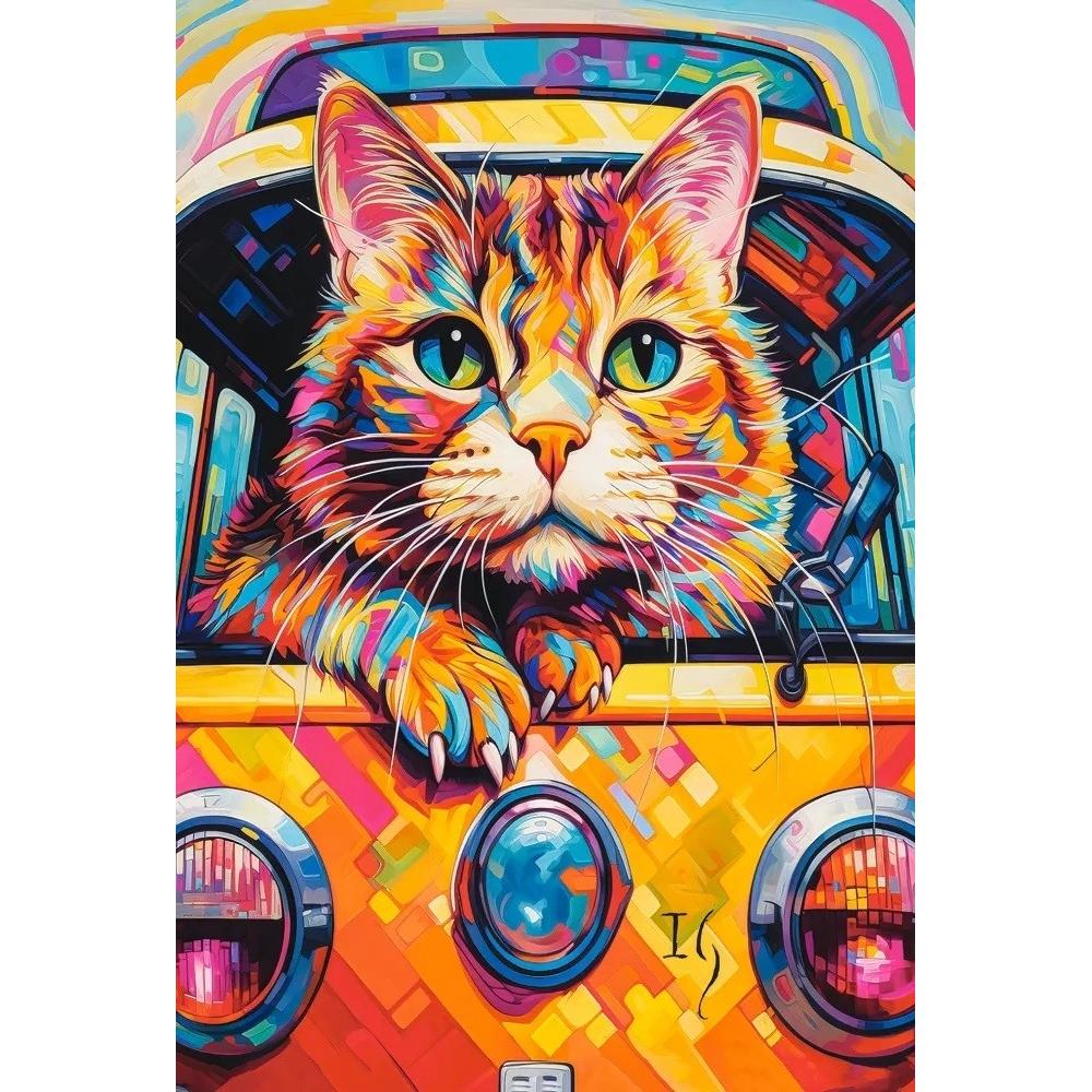 Thumbnail - Castorland Cat Bus Travel Puzzle 1000 Teile (1000 Teile)