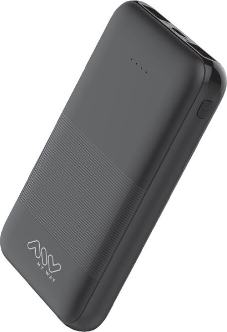 Actual product image My Way MYWAY POWERBANK 2 USB 5000mAh NOIR (5000 mAh, 10.50 W, 10000 Wh)