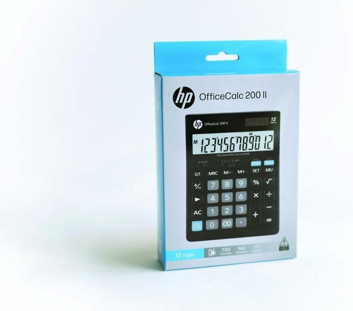 Actual product image HP OfficeCalc 108 desktop calculator black (Batteries, Solar cells)