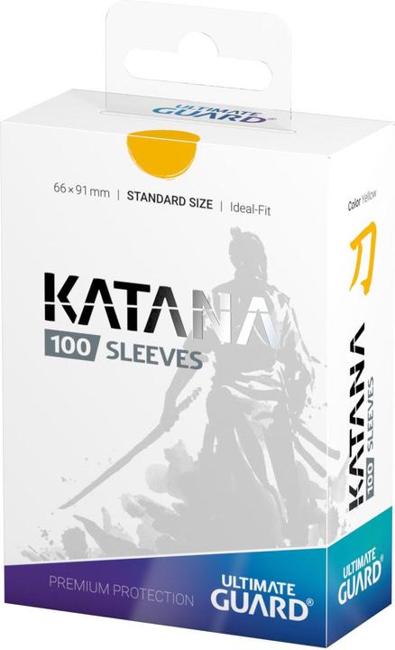 Actual product image Ultimate Guard Kartenhülle Katana Sleeves Standardgrösse Gelb 100