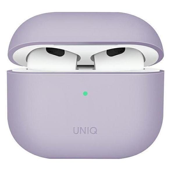 Uniq Unique case Lino AirPods 3 gen. Silicone lavender (Kopfhörer Hülle), Kopfhörertasche + Schutzhülle, Violett