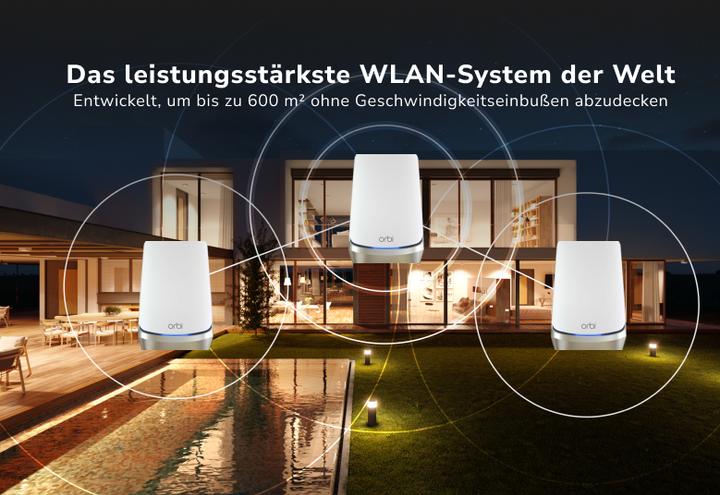 Immagine prodotto Netgear ORBI RBKE963-100EUS, AX11000, Quad-band WiFi 6E Mesh System