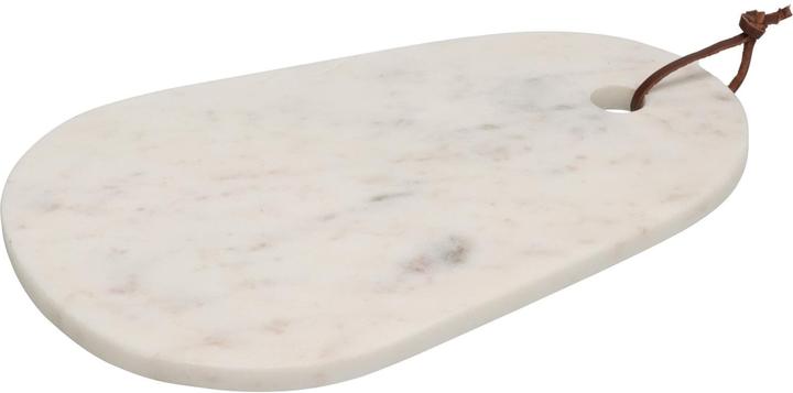 Furber Plateau de service Marbre Blanc, 30 x 20 cm