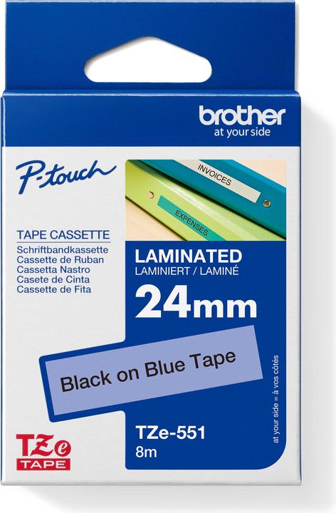 Actual product image Brother Tze-551 (2.40 cm, Grey)