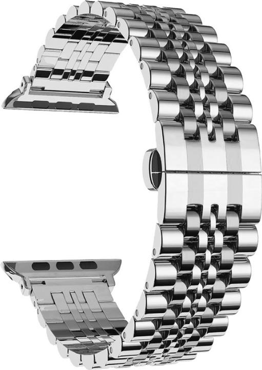 Produktbild Andi be free Apple Watch Armband Exclusive Edelstahl mit Faltschliesse (Edelstahl)