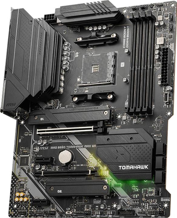 Produktbild MSI Mag B550 Tomahawk Max Wifi (AM4, AMD B550, ATX)