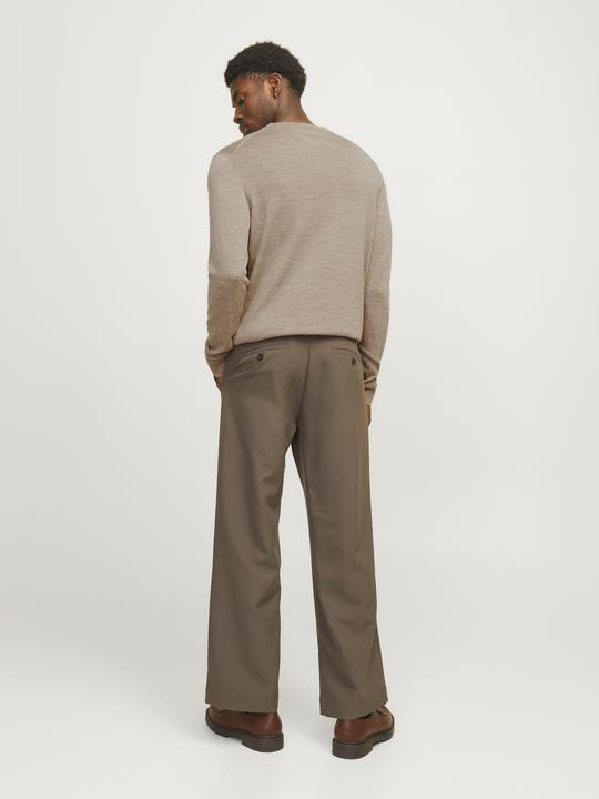 Produktbild Jack & Jones Einfarbig Strickpullover mit Rundhals Strickpullover mit Rundhals (S)
