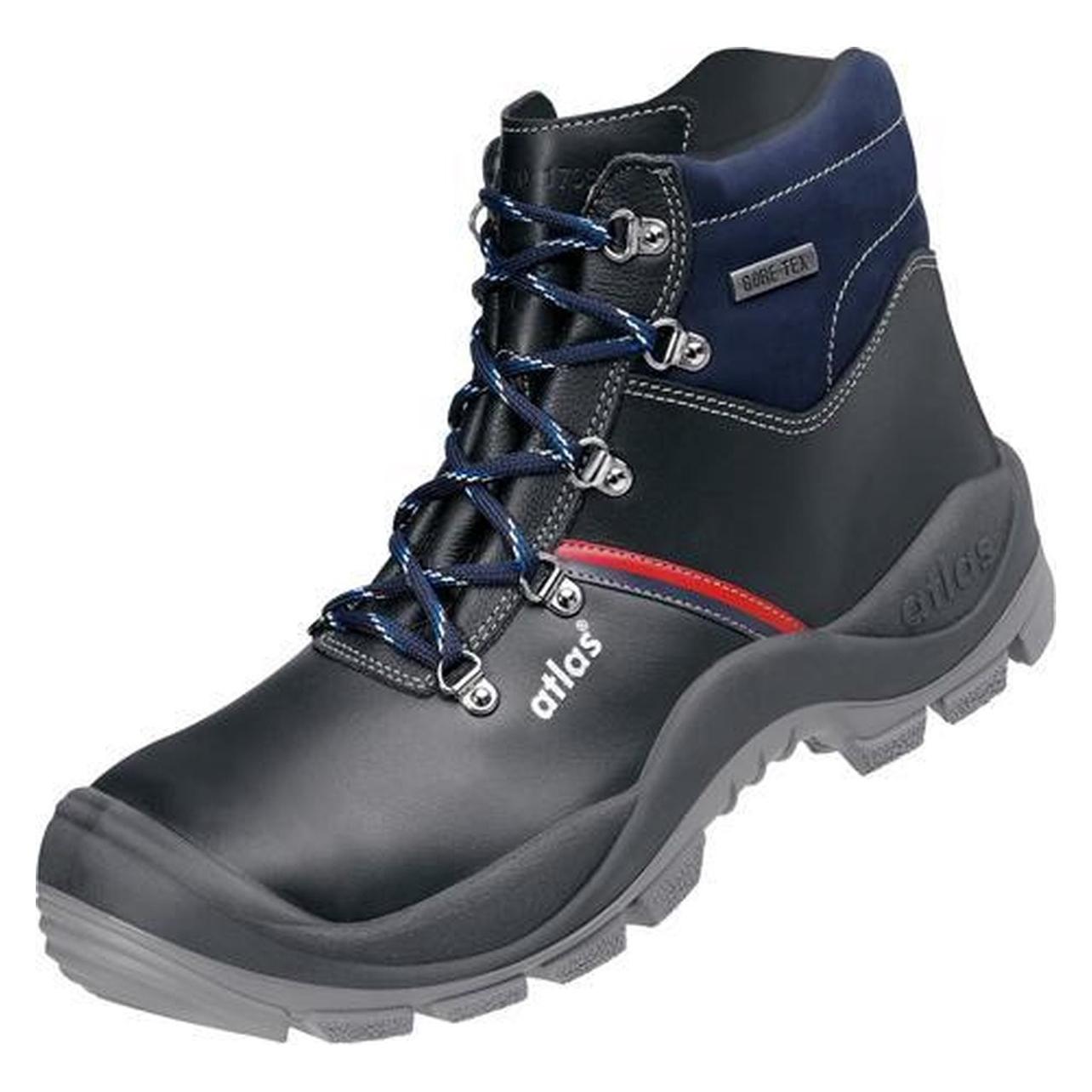 Atlas, Werkschoenen, Heren S3 Veiligheidsschoenen "Gtx 745" Gore-Tex Zwart Maat 41 (41)