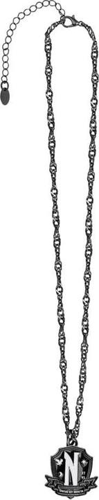Cinereplicas Wednesday Necklace with Pendant Nevermore Academy Black