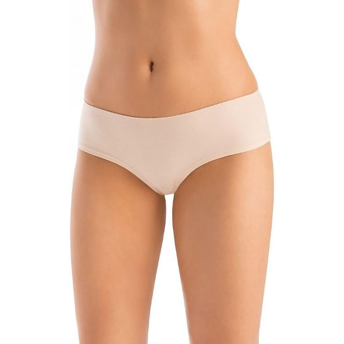 Teyli, Damen, Unterhosen, brasilianisches Höschen, Beige, (XL)