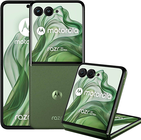 Image du produit Motorola Razr 50 Ultra (512 Go, Vert Printemps, 6.90", SIM + eSIM, 50 Mpx, 5G)