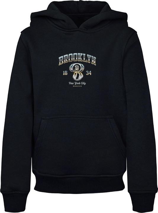 Immagine prodotto Mister Tee Felpa con cappuccio BRKLN per bambini - 132503 (146, 152)