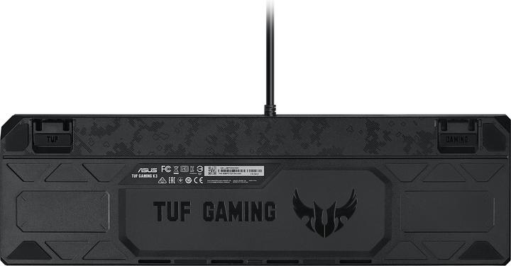 Actual product image ASUS TUF Gaming K3 Keyboard USB (US, Cable)