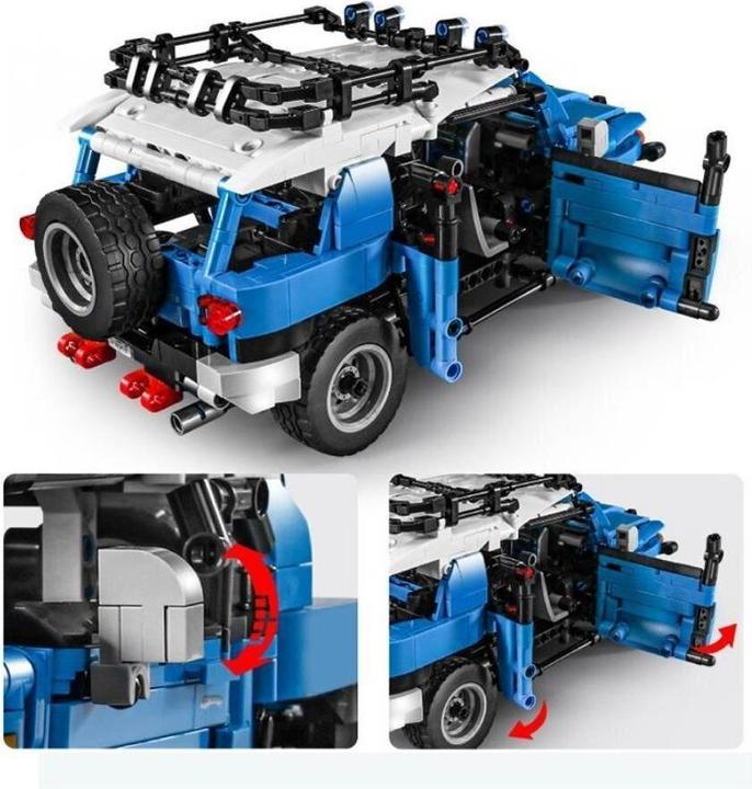 Image du produit Sembo 8500 - véhicule tout-terrain bleu avec fonction Pull Back