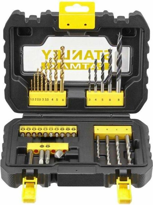 Produktbild Stanley Bit-Bohrer-Set im Koffer (6 mm, 1.5 mm, 7 mm, 3 mm, 5 mm, 8 mm, 2.5 mm, 3.5 mm, 2 mm, 4 mm)