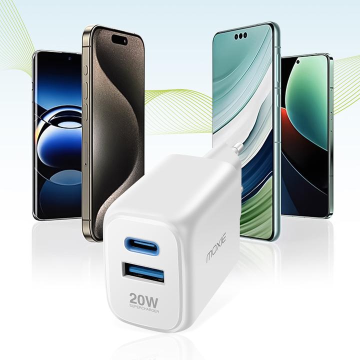 Produktbild Moxie Supercharger USB / USB-C Netzteil (20 W)