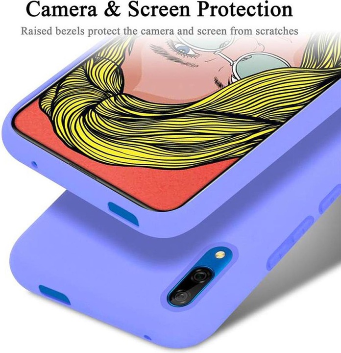 Produktbild Cadorabo TPU Liquid Silicone Case Cover (Huawei Y9 Prime (2019), Huawei Enjoy 10 Plus, Huawei P Smart Z)