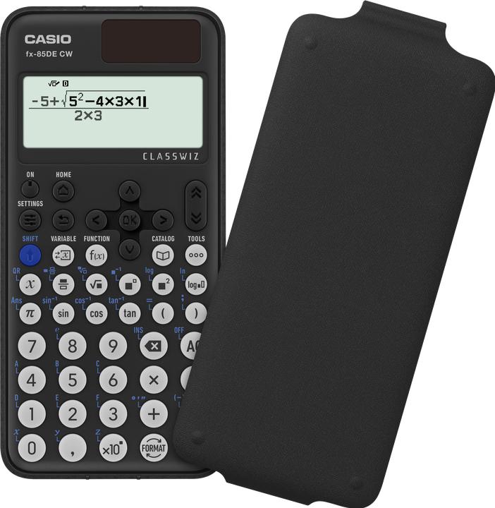 Actual product image Casio FX-85DE CW (Batteries, Solar cells)