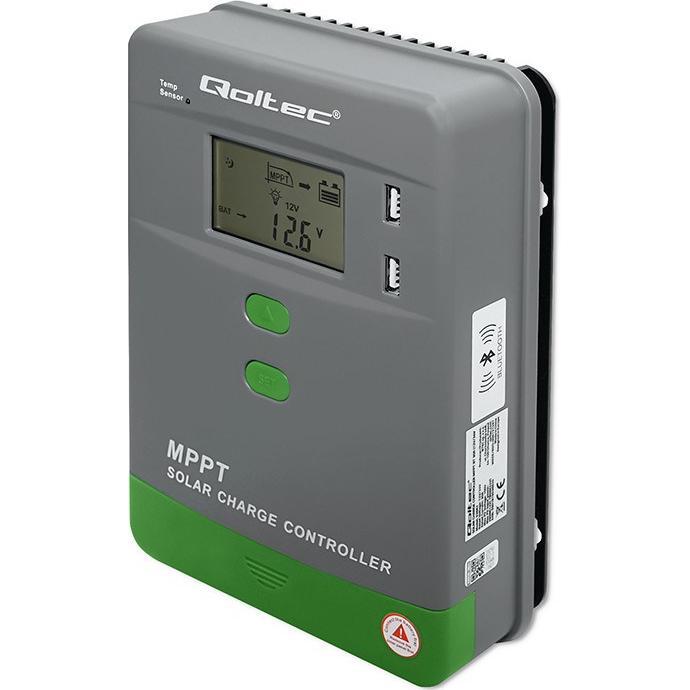 Qoltec, Controllore di carica, Solar-Laderegler MPPT 50A mit Temp