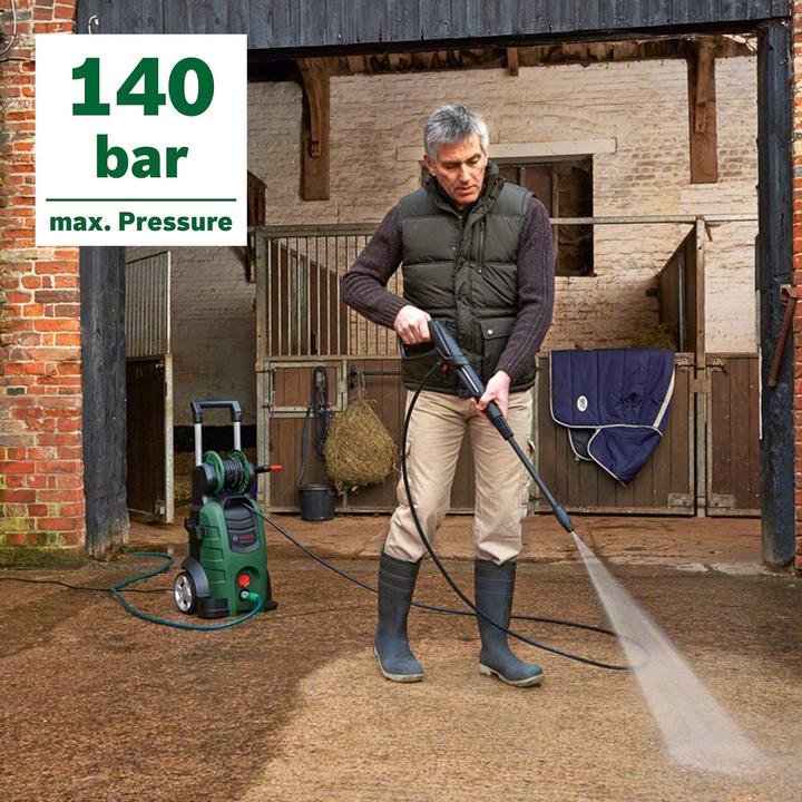 Actual product image Bosch Home & Garden AdvancedAquatak 140 high pressure cleaner 140 bar hot water (Electrical connection)