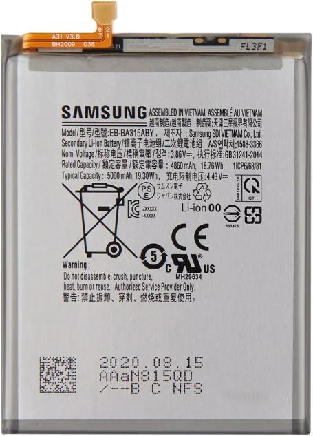 Actual product image Ferryxpress Replacement Battery Battery for Galaxy A31/A32 4G