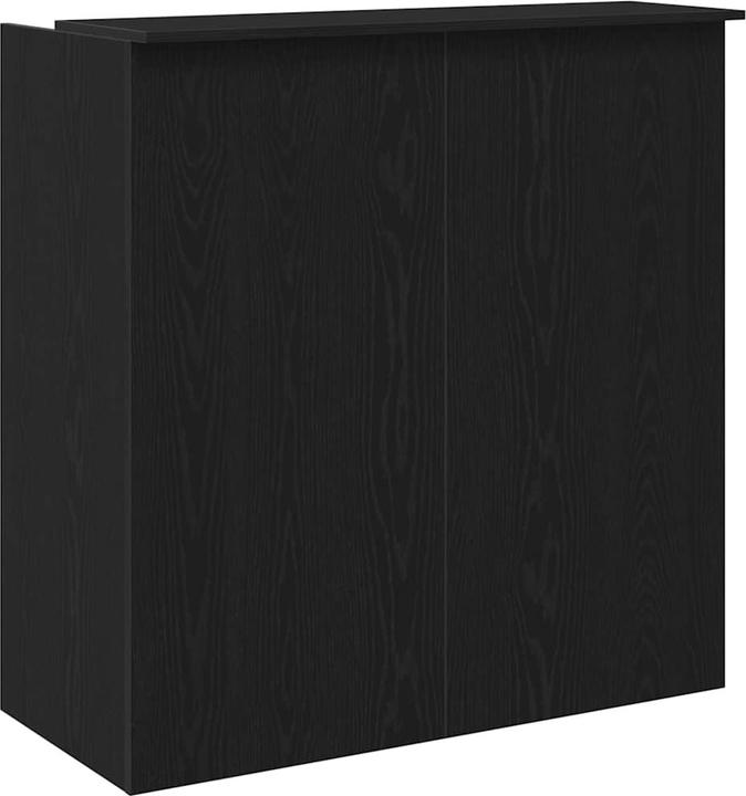 Actual product image vidaXL Reception counter black oak look 100x50x103.5cm wood-based material