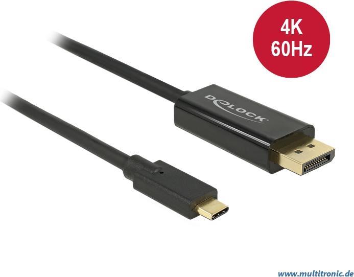 Produktbild Delock USB Typ C — DisplayPort (2 m)